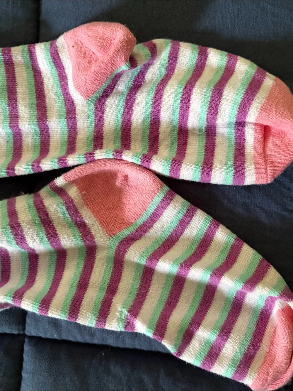 3 pair Matilda Jane Girls Tights stars, polkadot, striped, butterfly, size 4-6